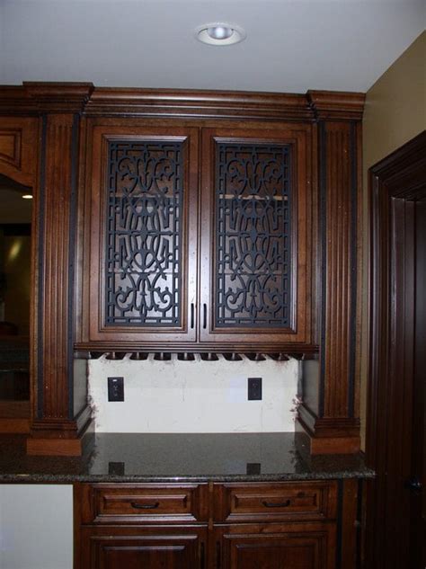 decorative metal cabinet door panels